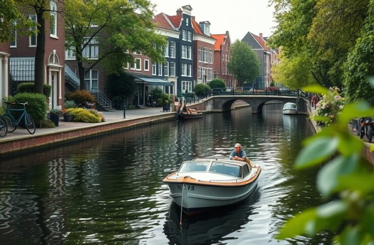 Een ontspannen dagje varen door de grachten van haarlem
